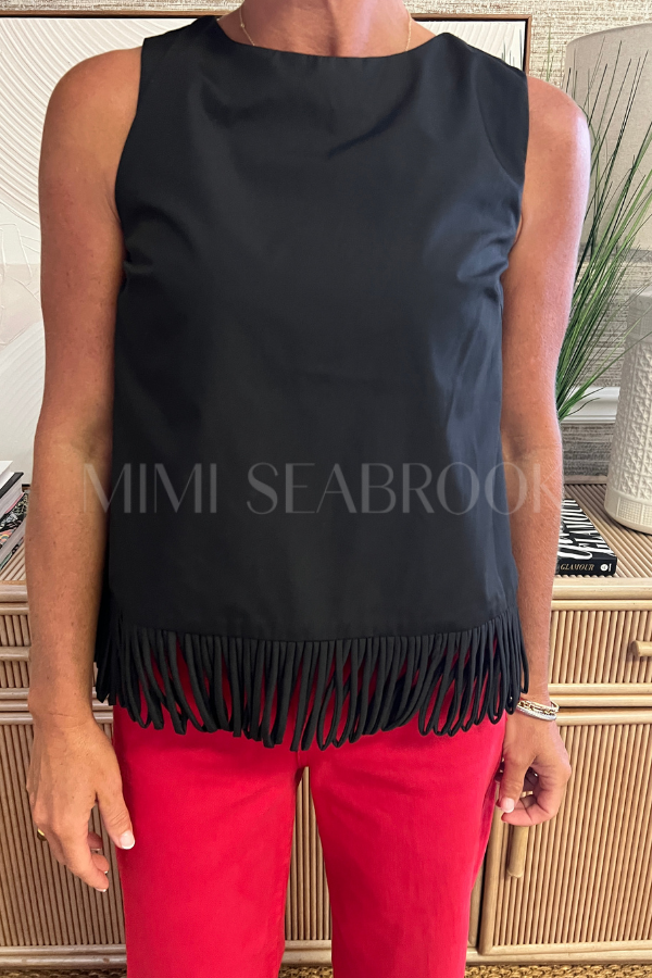 Nadine top, black
