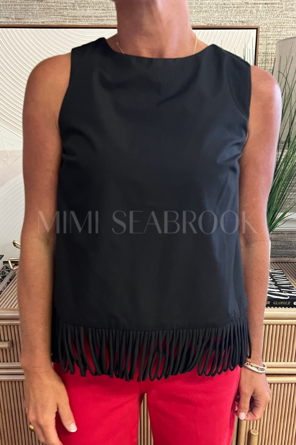 Nadine top, black