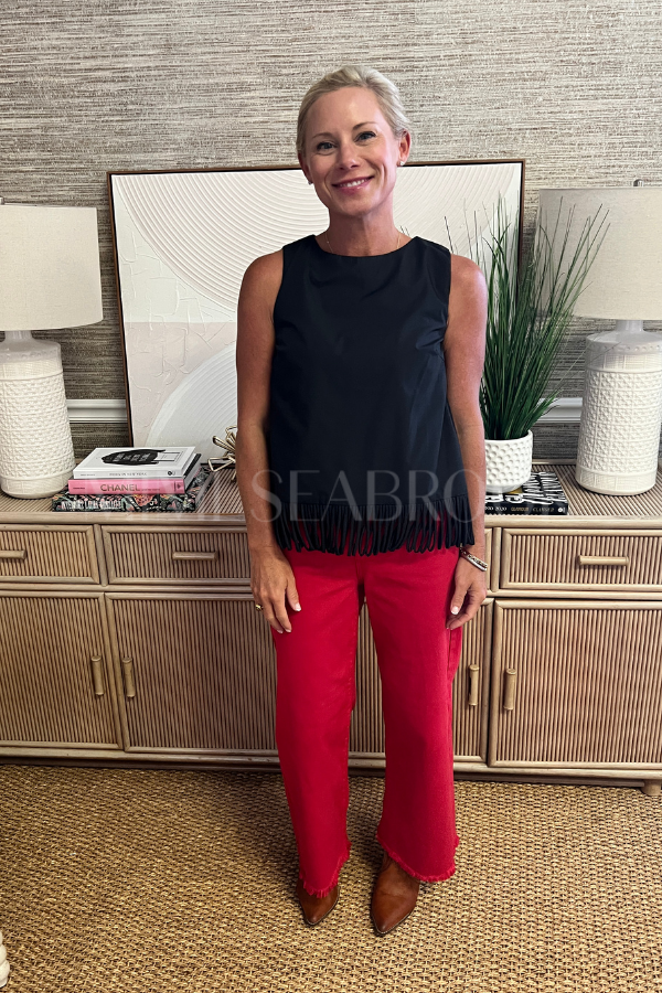 Nadine top, black