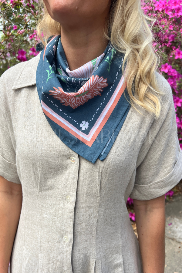 Nalani scarf Calendula Blossom Bandana