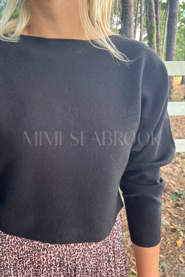 Natal sweater, black