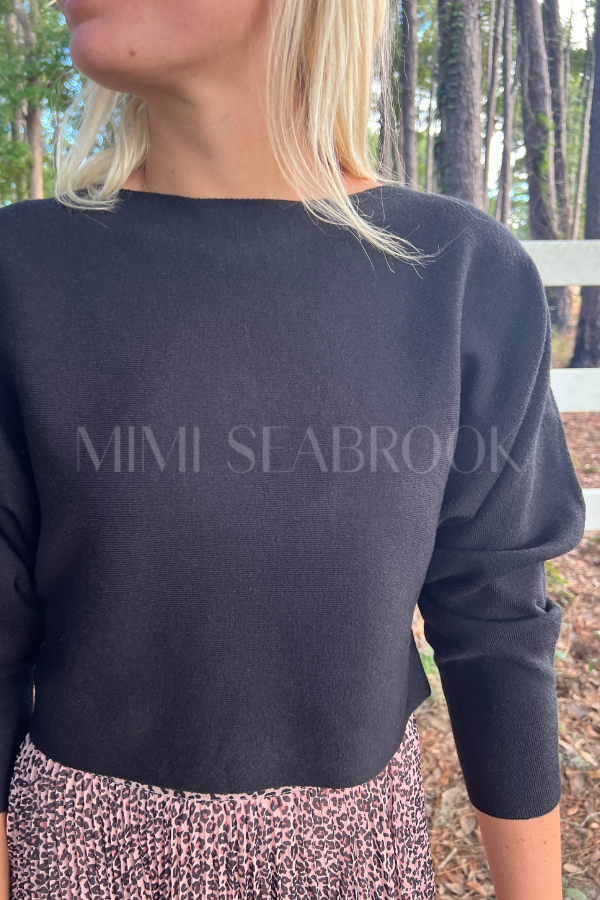 Natal sweater, black