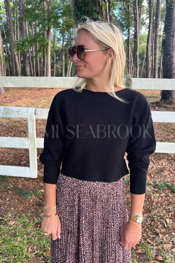 Natal sweater, black