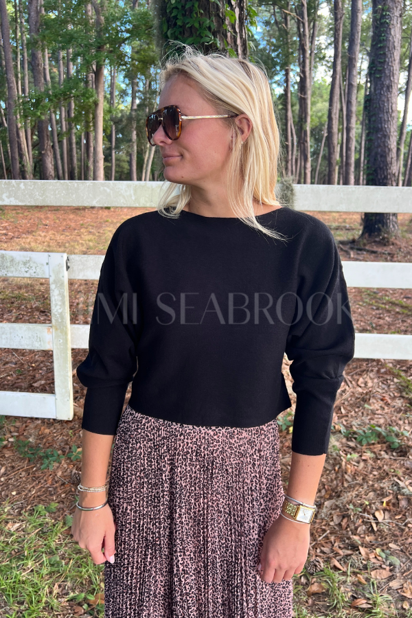 Natal sweater, black