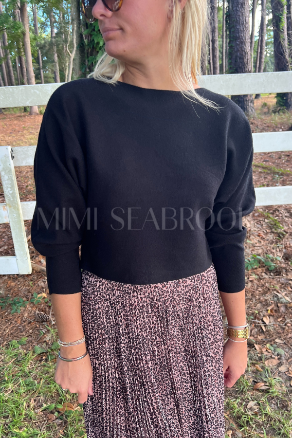 Natal sweater, black