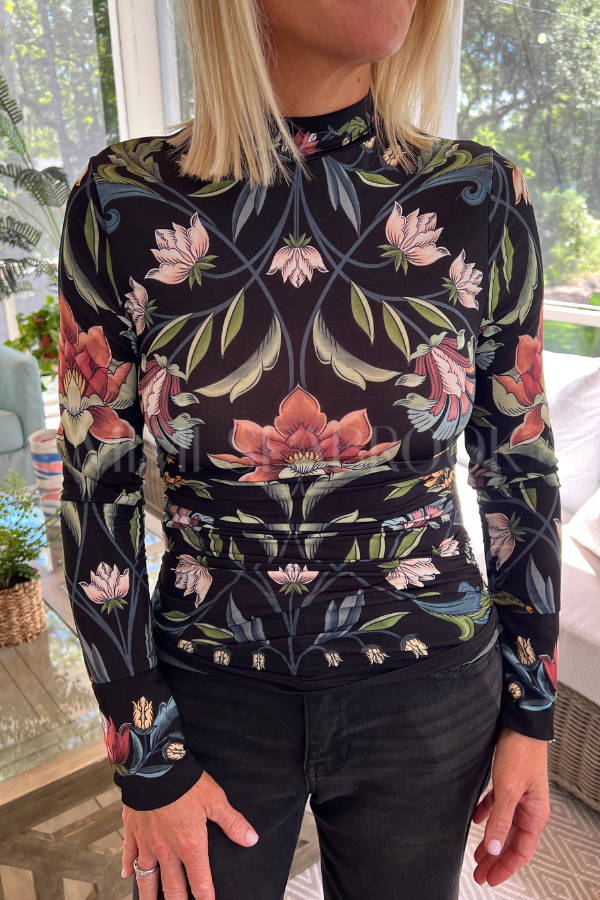 Natalia Jersey Blouse by Farm Rio