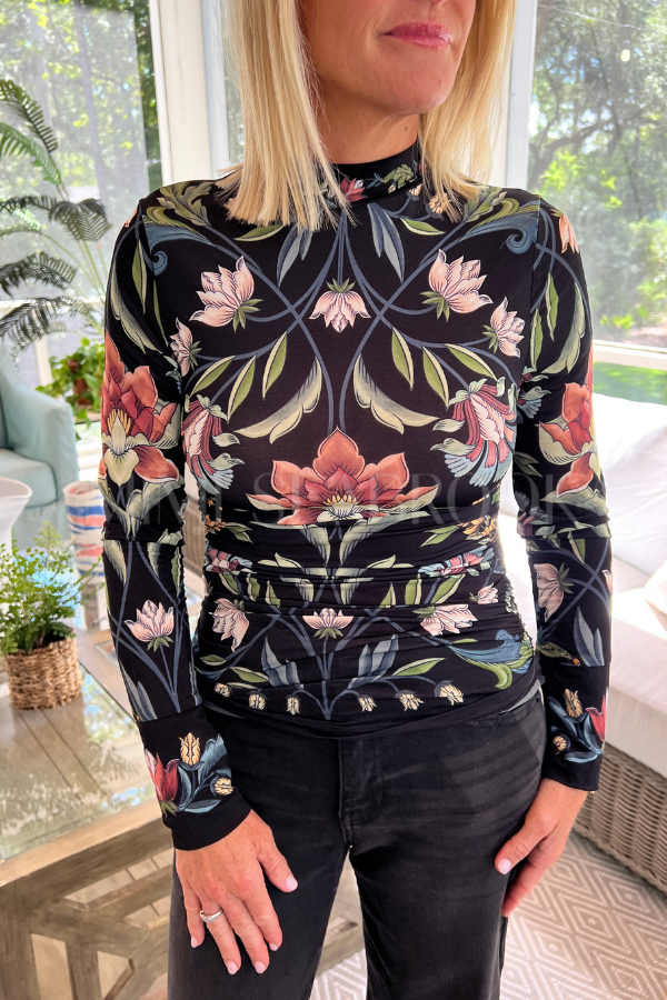 Natalia Jersey Blouse by Farm Rio
