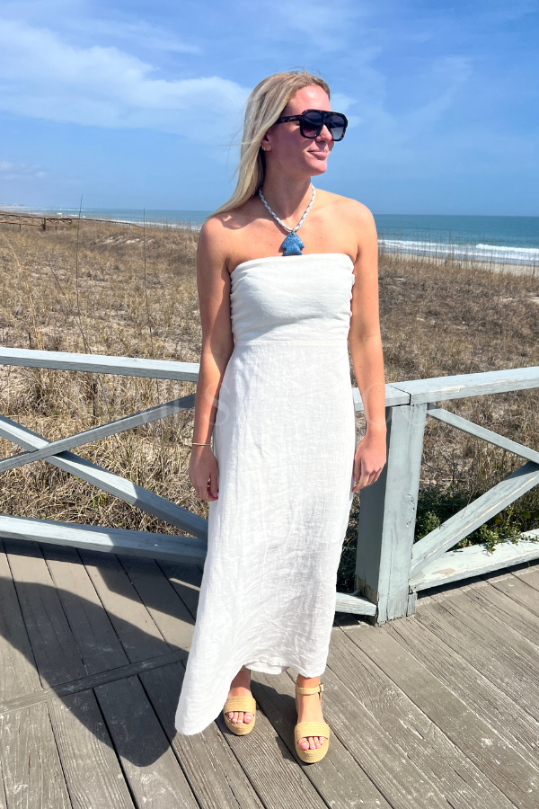Neill dress, white