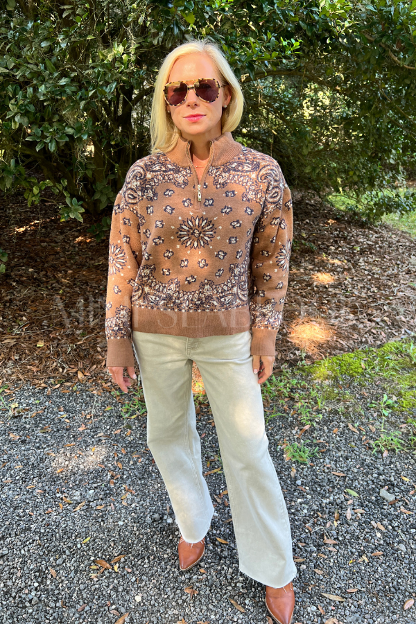 Newell sweater, caramel