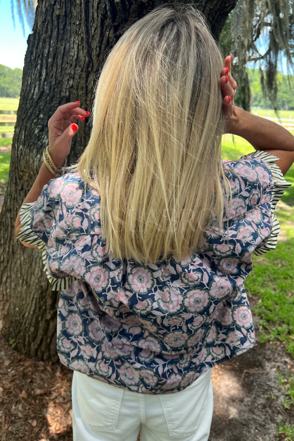 Newell top, navy