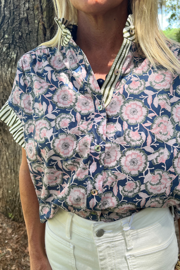 Newell top, navy