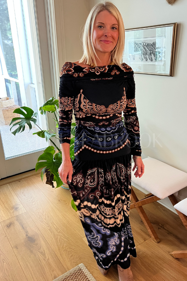 Nicole Strapless Maxi Dress by Farm Rio