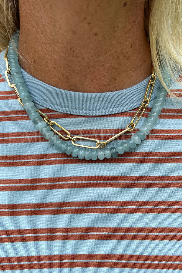 North Inlet necklace, blue sky