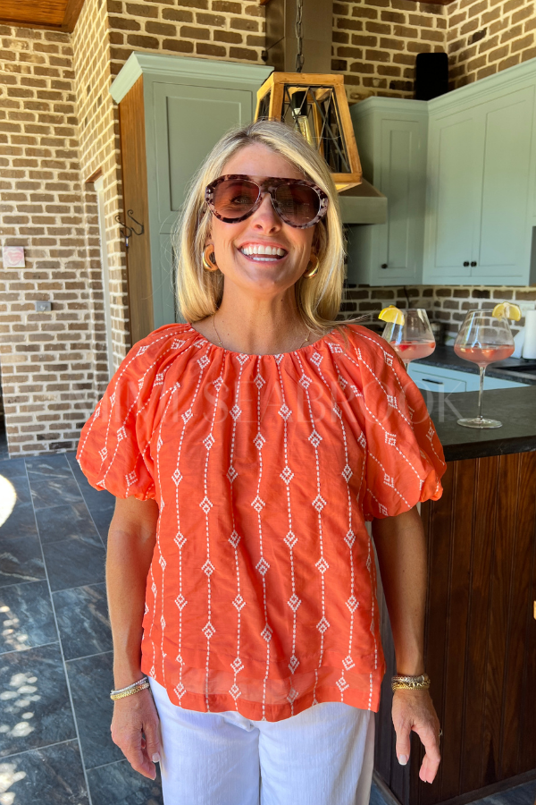 Northam top, orange