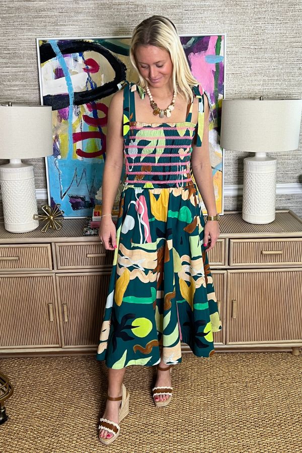 Olivia Skirt, Paradiso Green by Oliphant