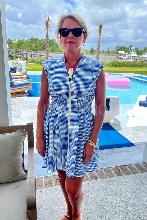 Oakley dress, blue