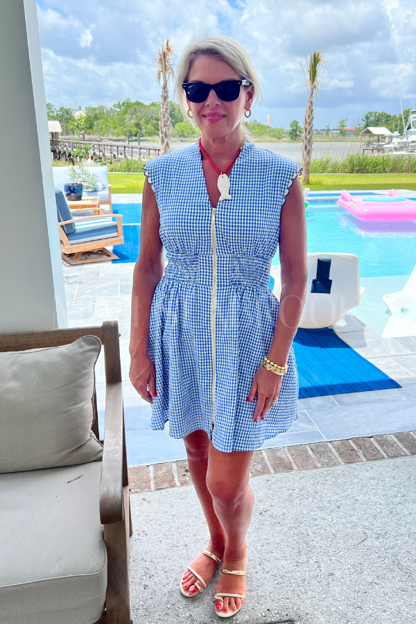 Oakley dress, blue