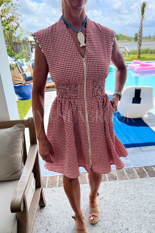 Oakley dress, red