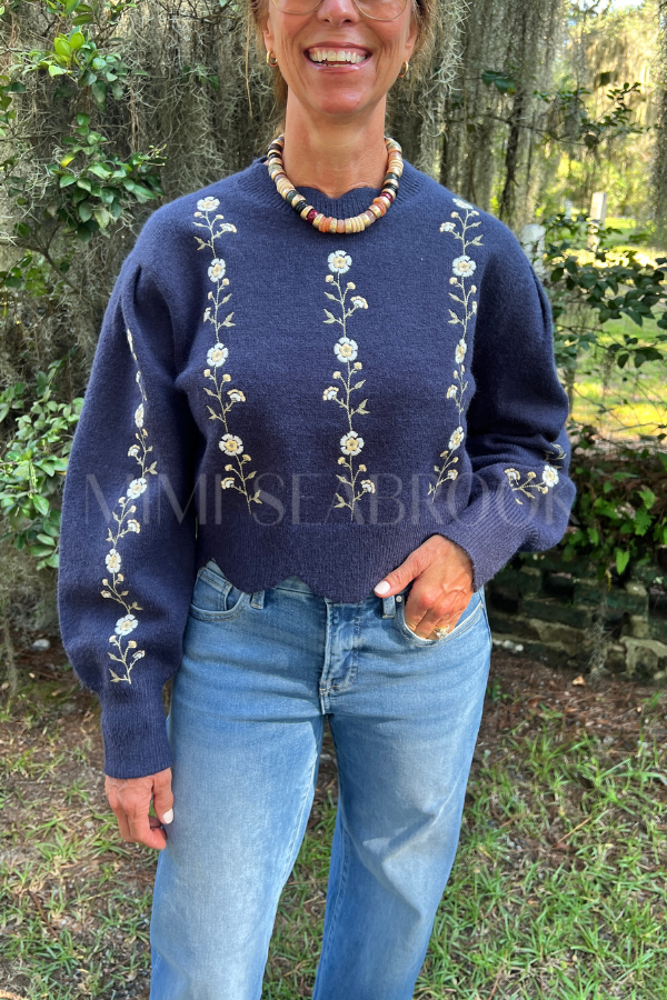 Emaline sweater, navy