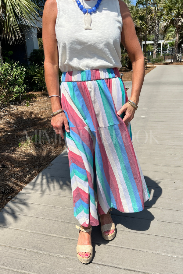 Olivia Skirt, Bennett Multi by Oliphant