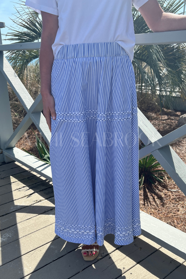 Olivia Skirt, Sconset Blue by Oliphant