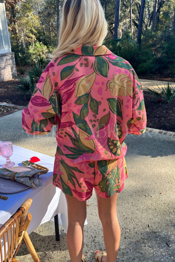 Padgett top & shorts set