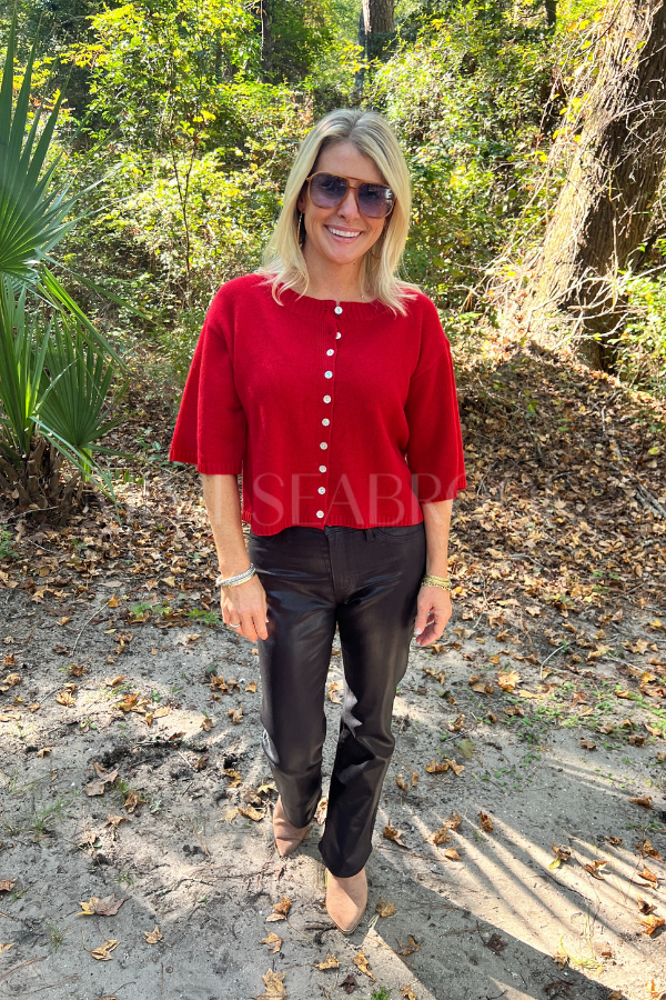 Paramount sweater, red