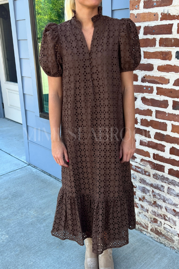 Parish dress, brown