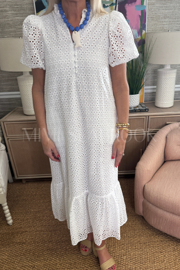 Parish dress, off white