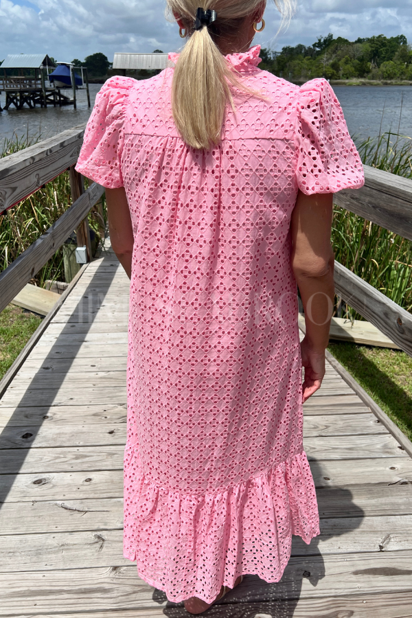 Parish dress, pink