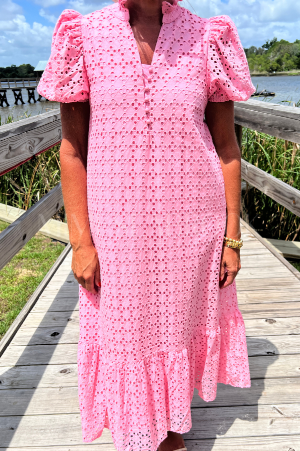 Parish dress, pink