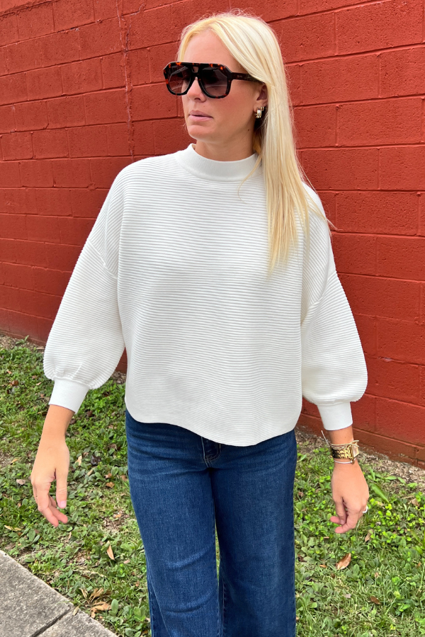 Parkerville sweater, ivory