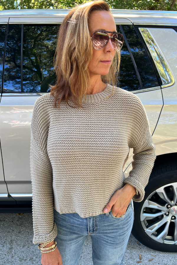 Paulina sweater, grey mocha