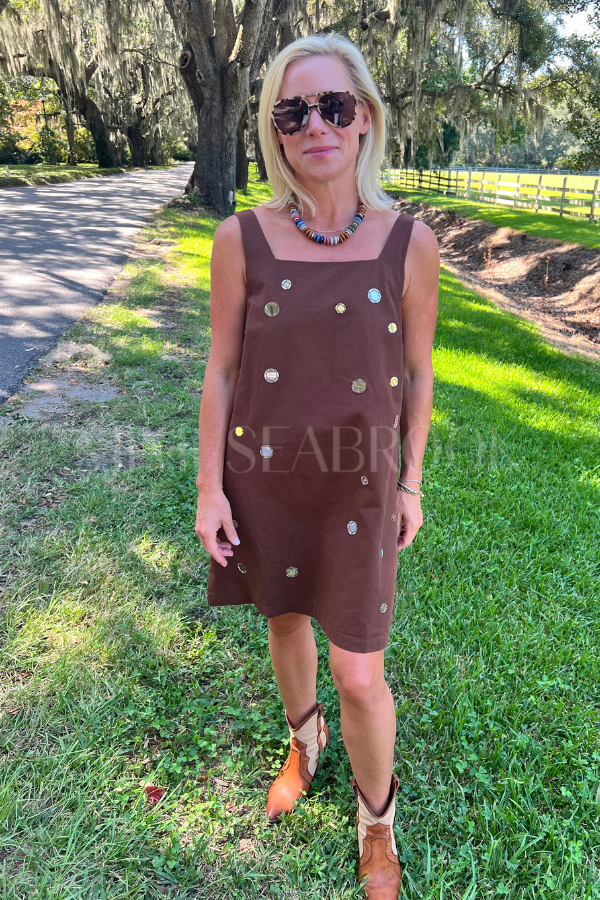 Pearson dress, chocolate