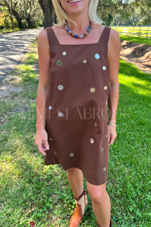 Pearson dress, chocolate