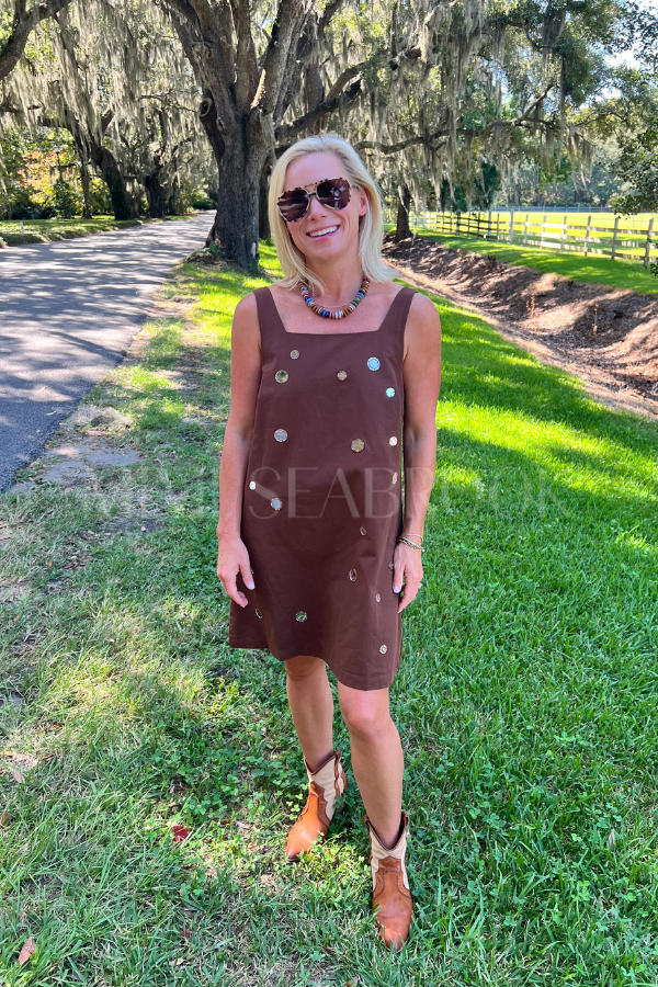 Pearson dress, chocolate