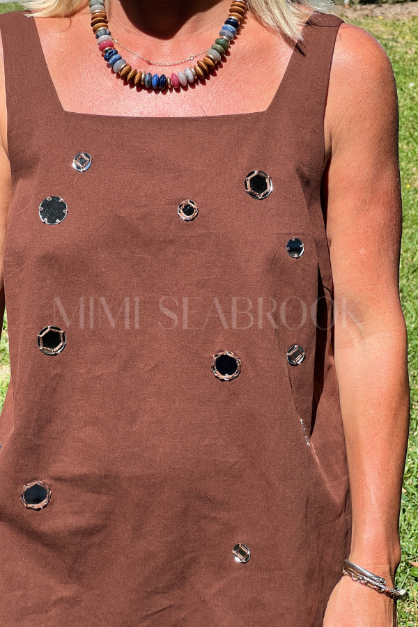 Pearson dress, chocolate