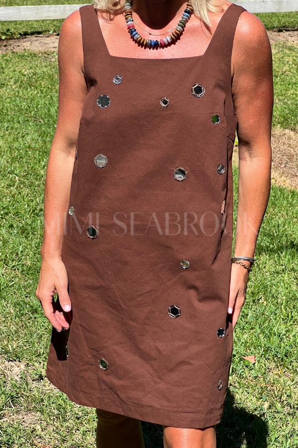 Pearson dress, chocolate