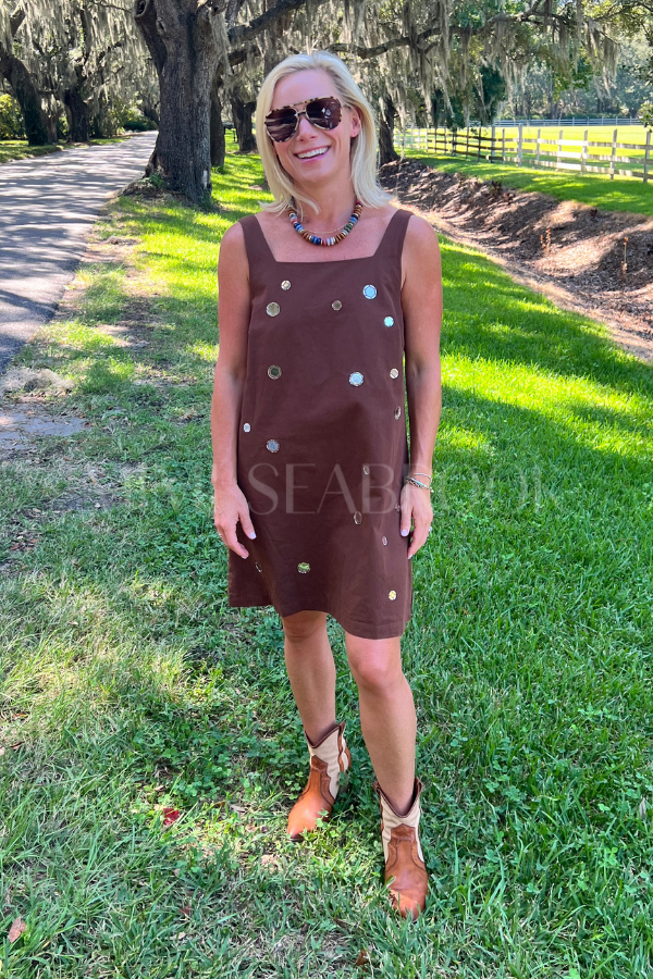 Pearson dress, chocolate