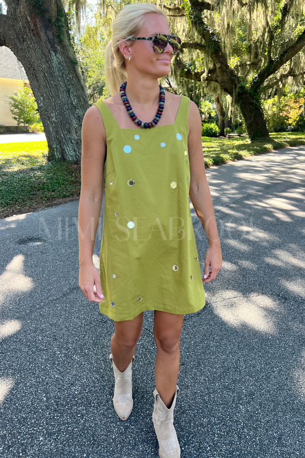 Pearson dress, olive