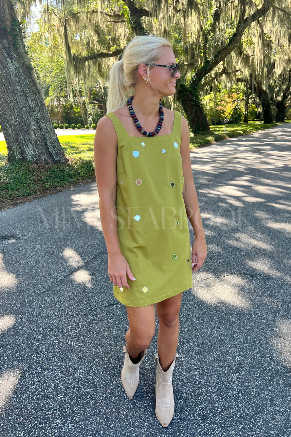 Pearson dress, olive