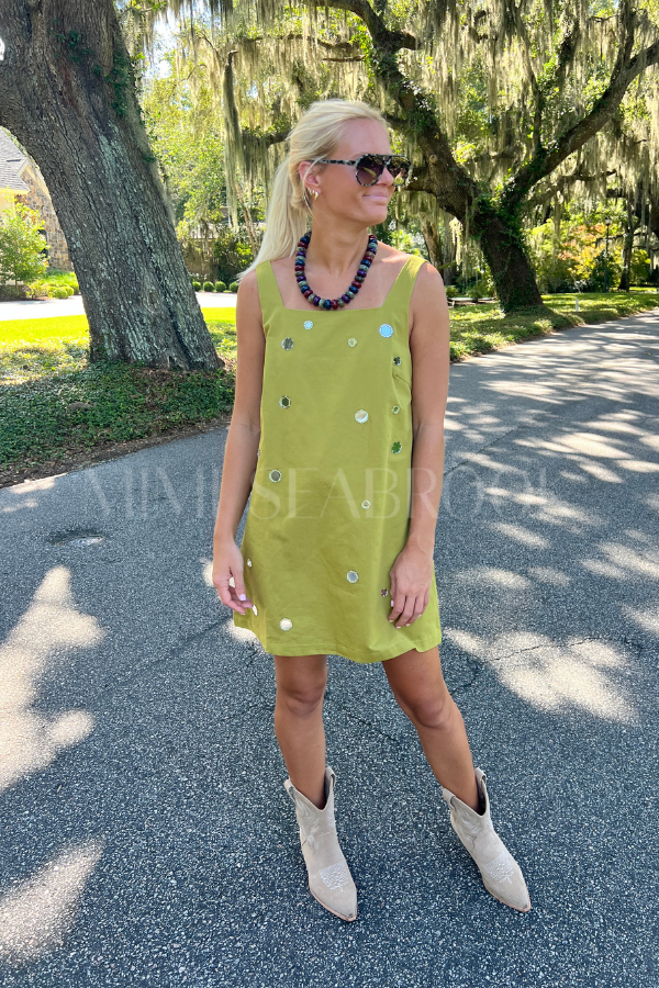 Pearson dress, olive