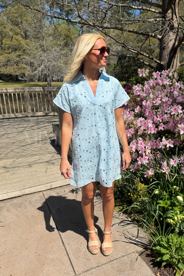 Perla dress, blue