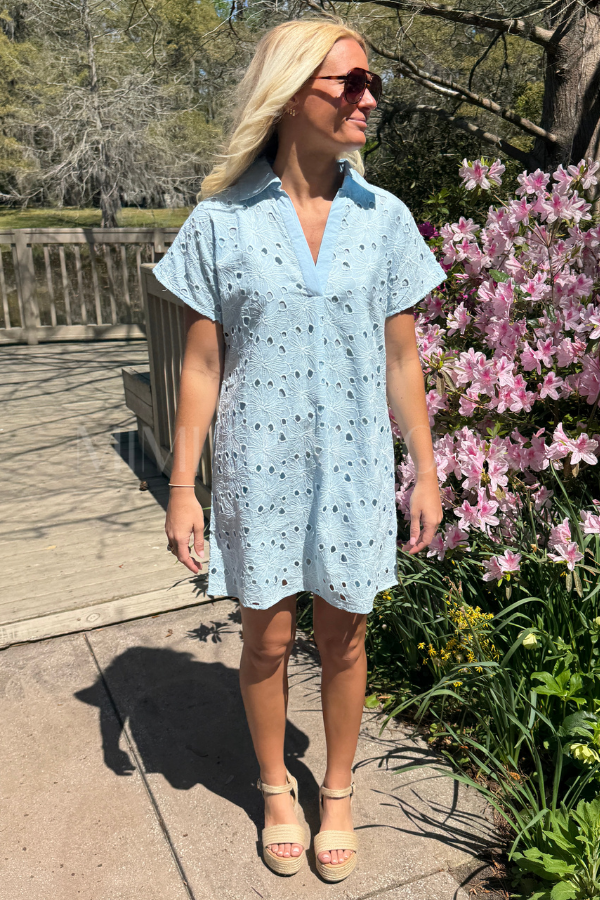 Perla dress, blue
