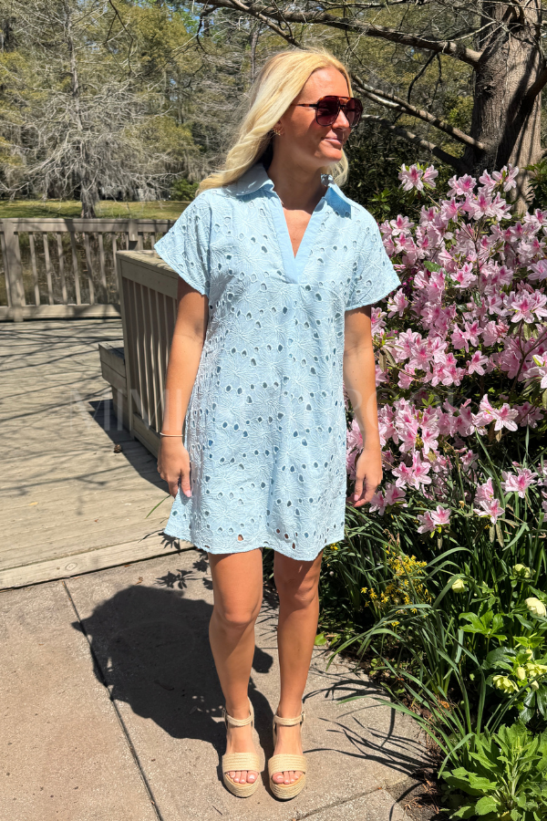 Perla dress, blue
