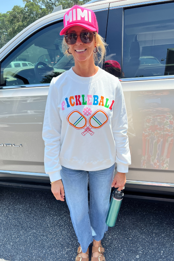 Pickleball sweatshirt top