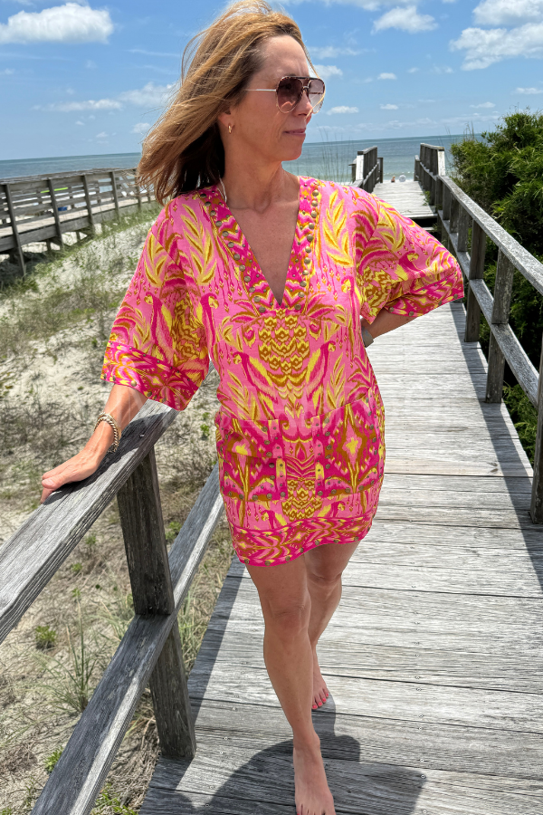 Pineapple Tapestry Mini Dress by Farm Rio
