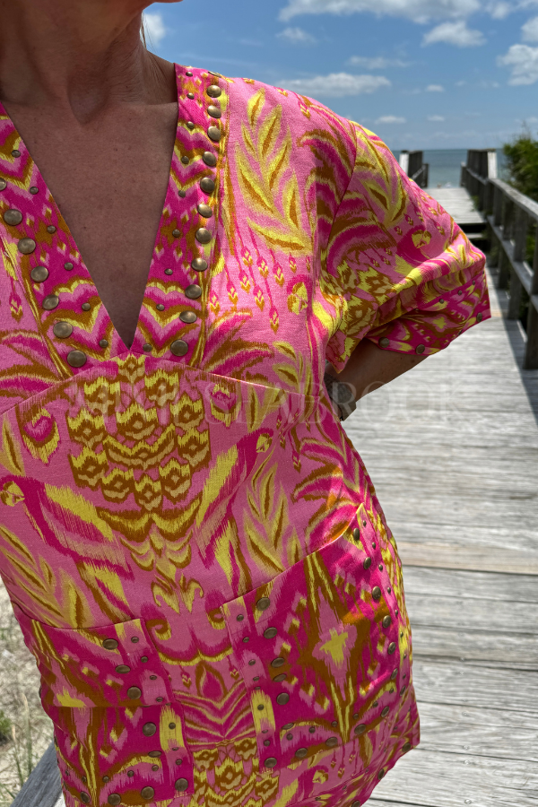 Pineapple Tapestry Mini Dress by Farm Rio