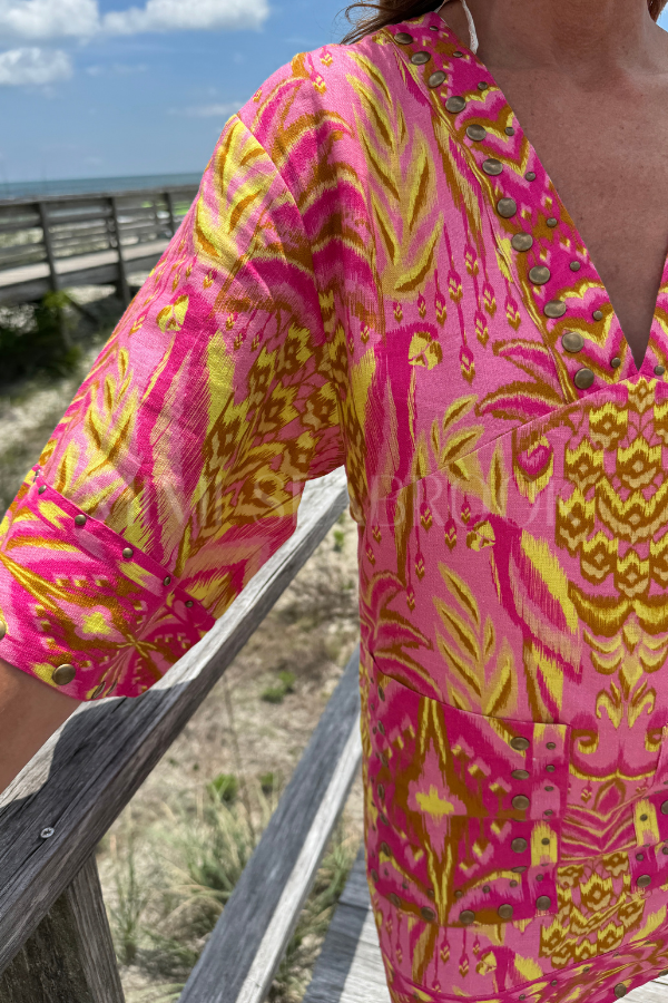 Pineapple Tapestry Mini Dress by Farm Rio