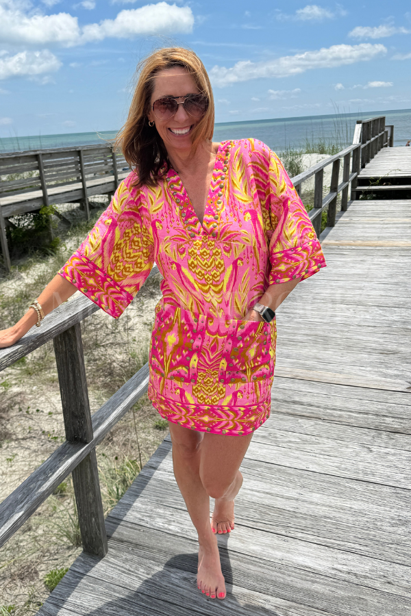 Pineapple Tapestry Mini Dress by Farm Rio